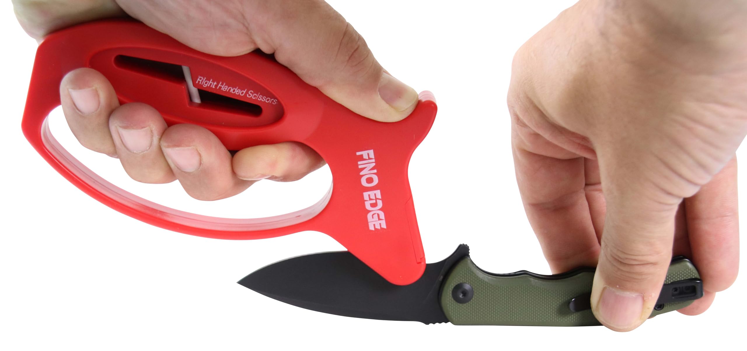 Amazon.com: Fino Edge Knife And Scissor Sharpener, 2-Stage Manual
